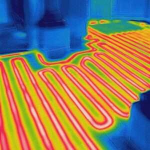 radiant flooring thermal imaging